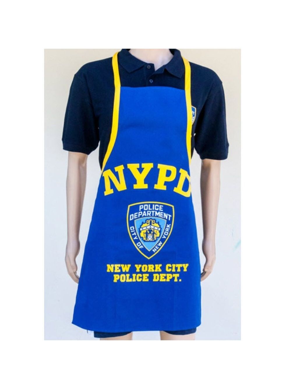 NYPD cooking apron